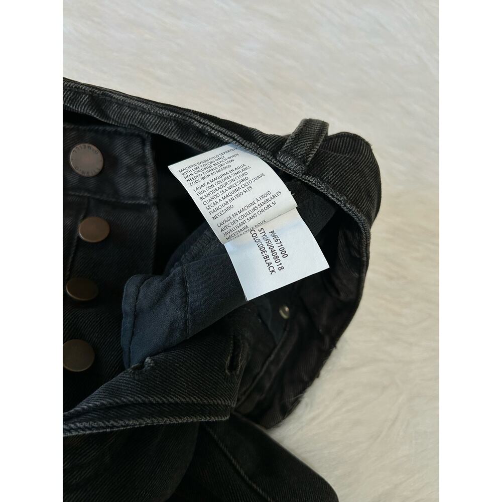 O’Neill Denim Bermuda Charcoal Wash Cut Off Button Fly Shorts Size 25 | 2 | XS - Picture 8 of 12